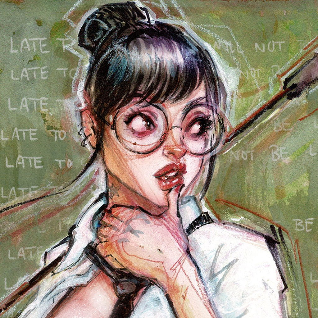 Cami Sutra Draws - Hot for Teacher Art Print